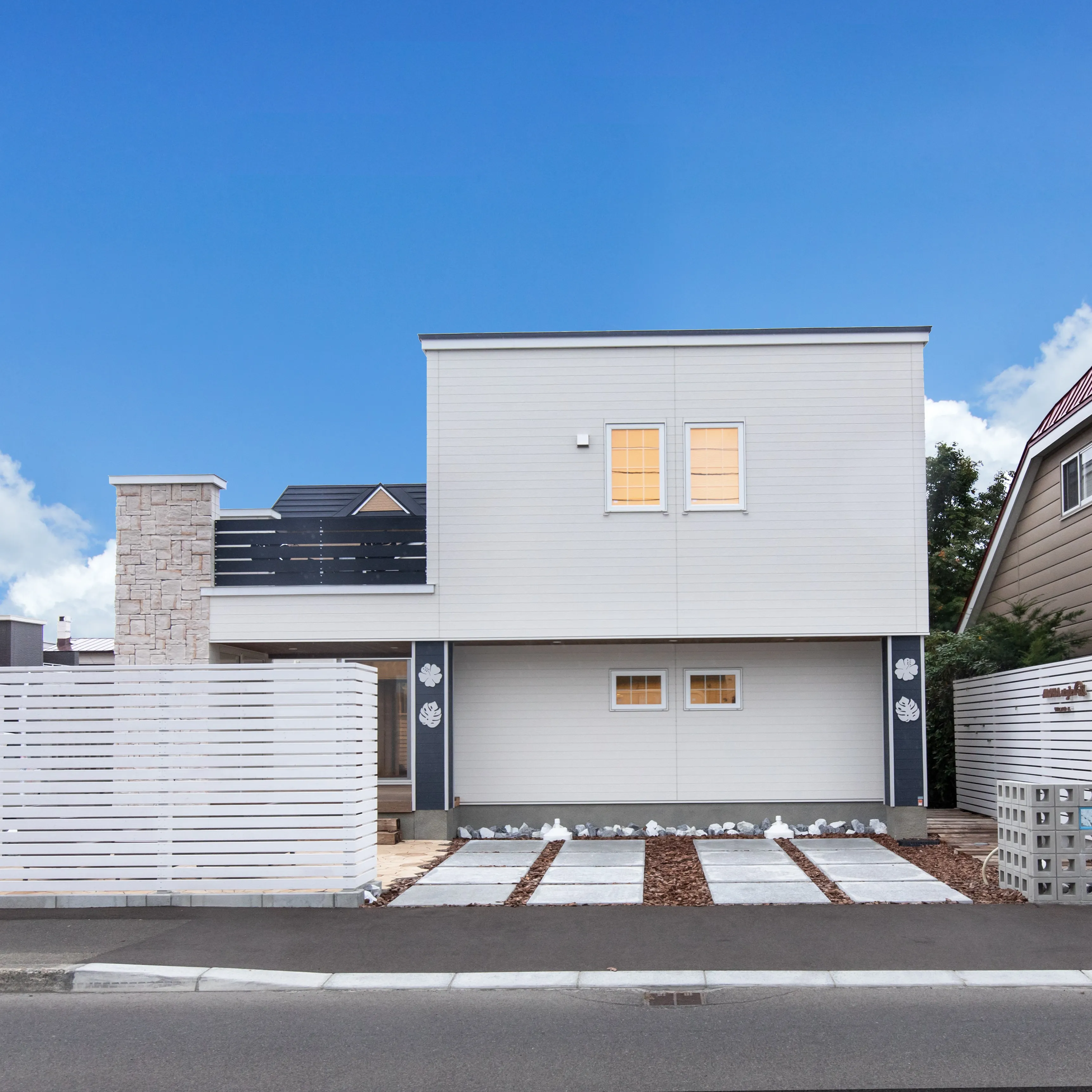 ホワイトカラーのおうちです🏠