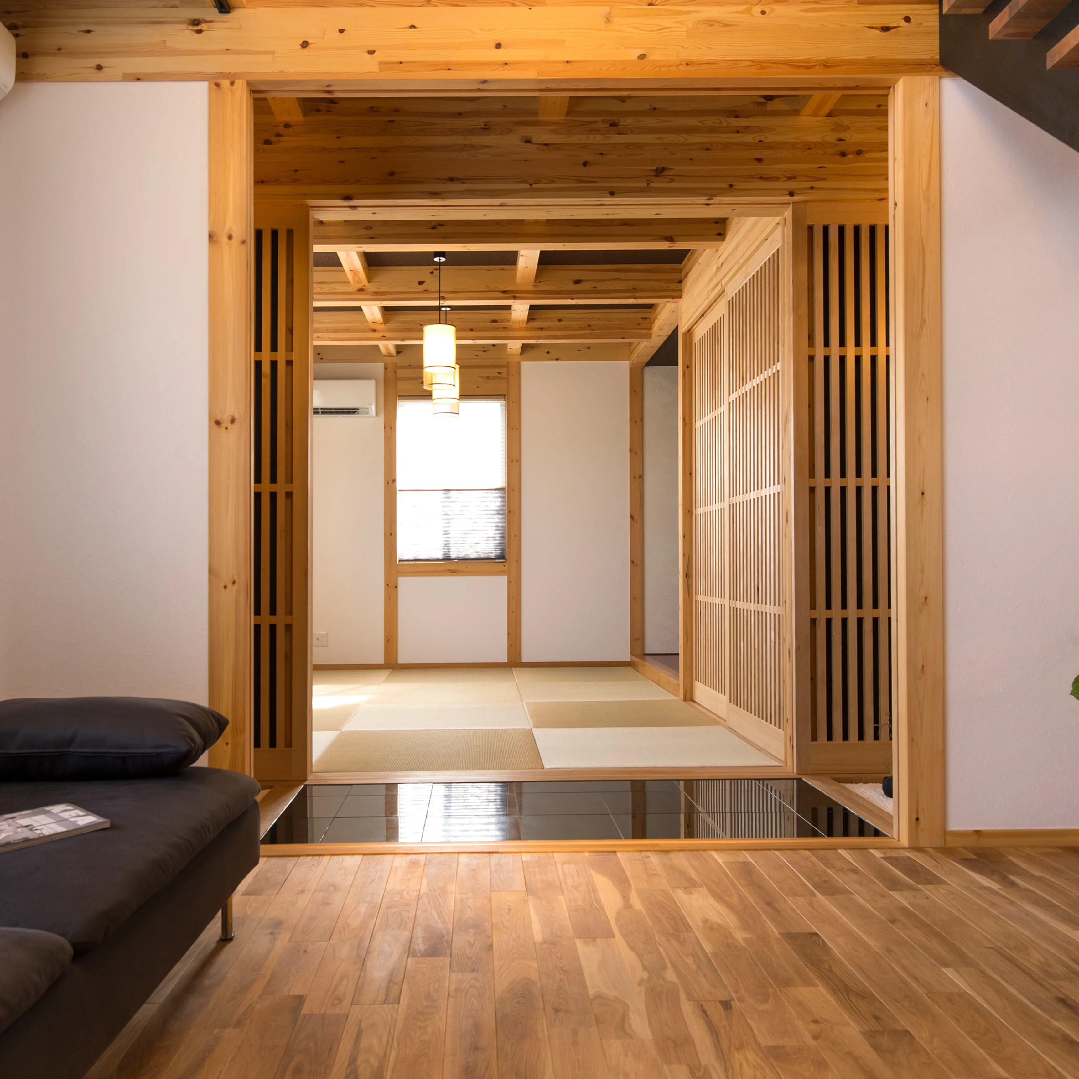 木の美しさを楽しむ、ナチュラルな住まい。